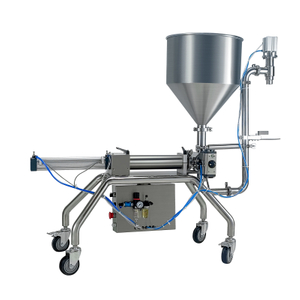 Halbautomatische Kolbenf&uuml;llmaschine SPFT-35, Pasten-Ketchup/Mayonnaise/Marmelade/Chilisauce/Honig-F&uuml;llmaschine