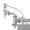 SLF- Riempitrice semiautomatica per liquidi (olio/bevanda/shampoo) con sistema pneumatico a controllo pneumatico in acciaio inossidabile