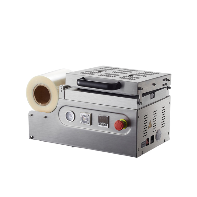 M&aacute;quina envasadora de piel al vac&iacute;o para salm&oacute;n ZT-260, sellador de bandeja al vac&iacute;o para piel de alimentos, para cocina, pescado y carne