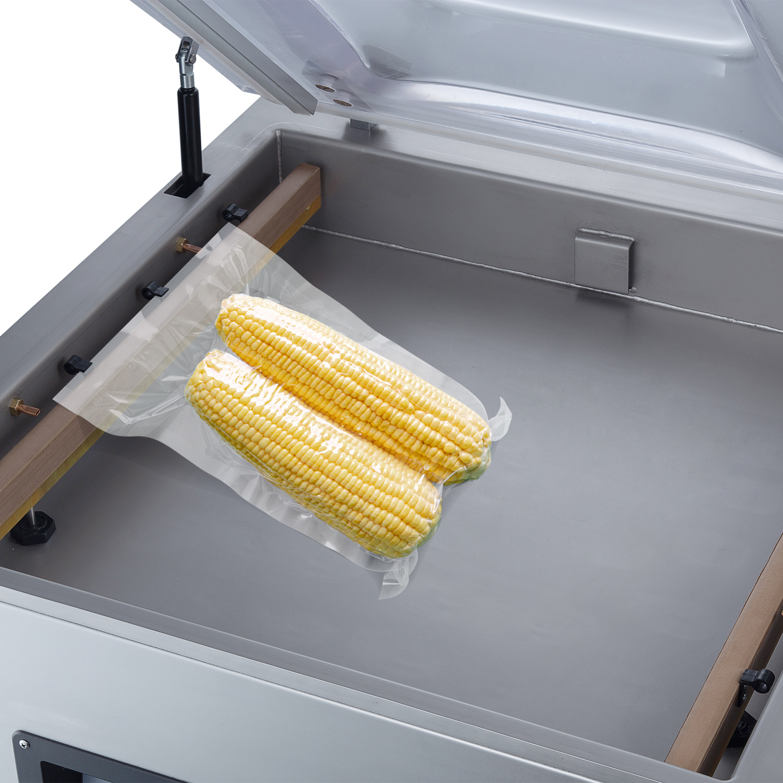 DZQ-600 Vertikal vakuummatf&ouml;rseglingsmaskin Plastp&aring;se K&ouml;ttbr&ouml;d Vakuumf&ouml;rpackningsmaskin