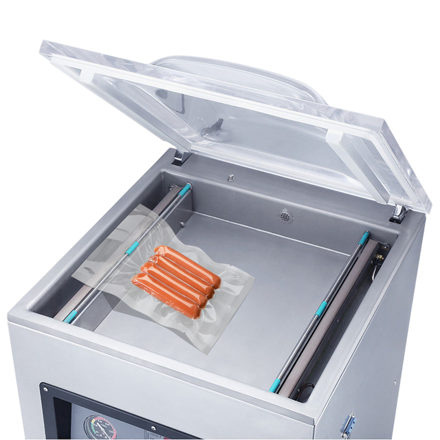 DZQ-400 수직 진공 식품 씰링 기계 포장 기계 비닐 봉투 고기 빵 진공 포장 기계