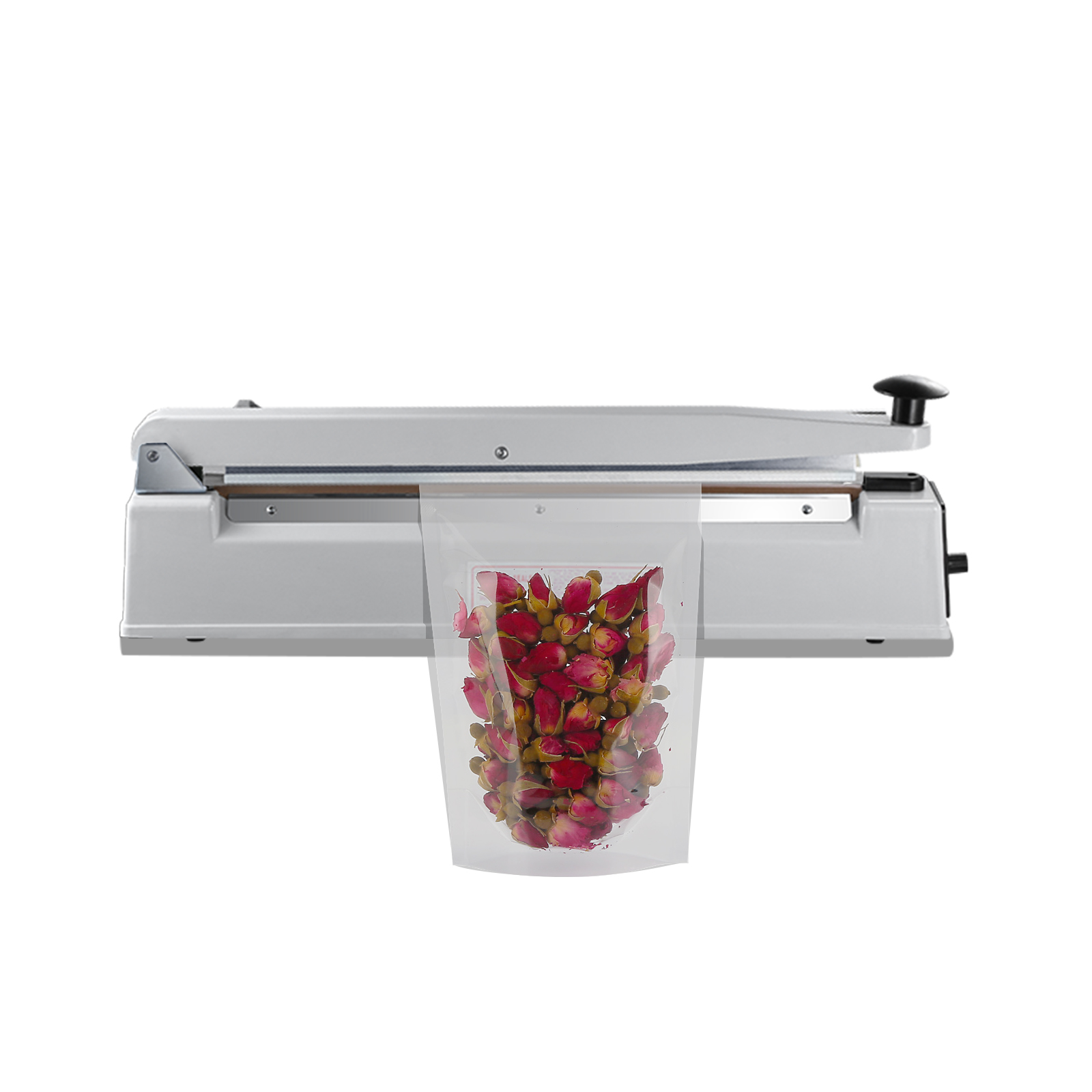 PFS-400C-5MM Foot Operation Foot Pedal Heating Sealer / Vertical Aluminum Foot Pedal Sealer Heat Plaachine