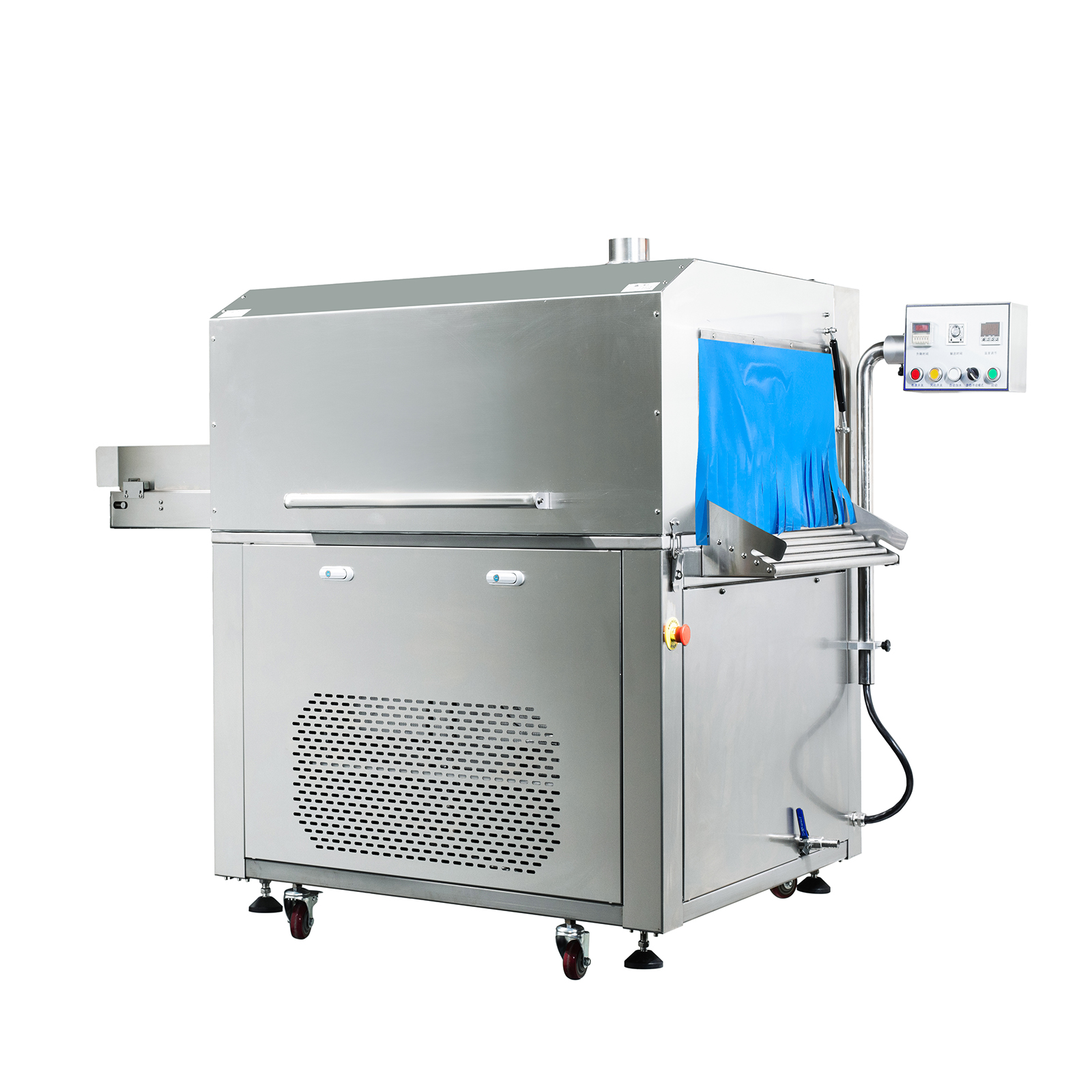 ST-8031 เครื่องอบฟิล์มหดแบบจุ่มน้ำร้อน เครื่องบรรจุฟิล์มหดอัตโนมัติ เครื่องหดแบบจุ่มอัตโนมัติ