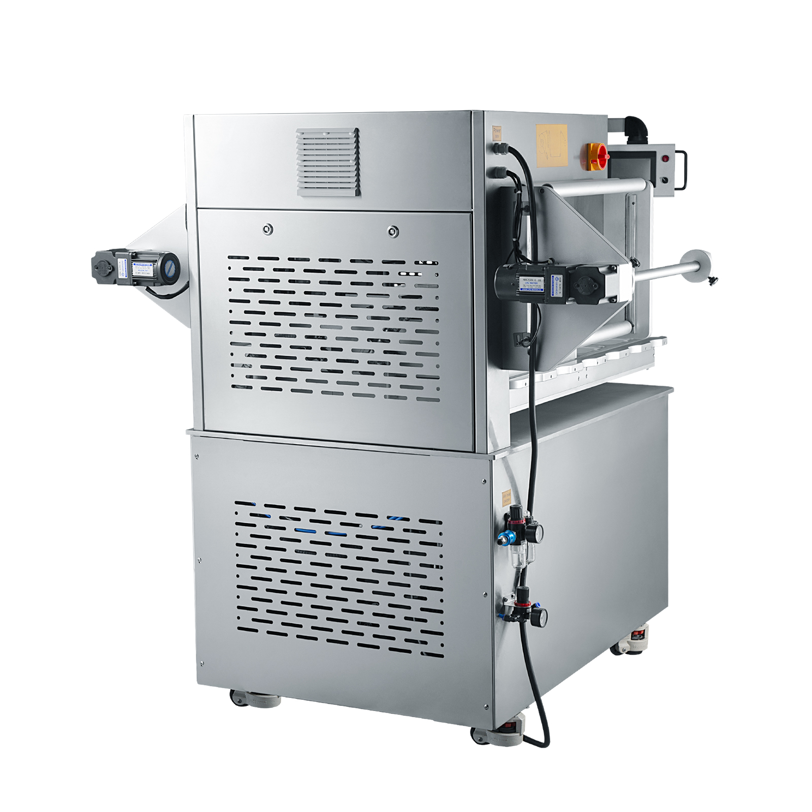 M&aacute;quina seladora de bandeja a v&aacute;cuo para pele de camar&atilde;o ZT-480 M&aacute;quina rotativa de forma&ccedil;&atilde;o de v&aacute;cuo para pele de camar&atilde;o seladora a v&aacute;cuo