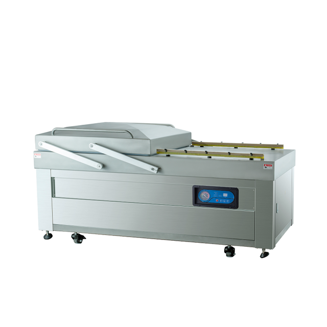 DZQ 850/2SA Плоска вакуумна камера Двокамерна вакуумна пакувальна машина Комерційна вакуумна машина для запаювання м’яса