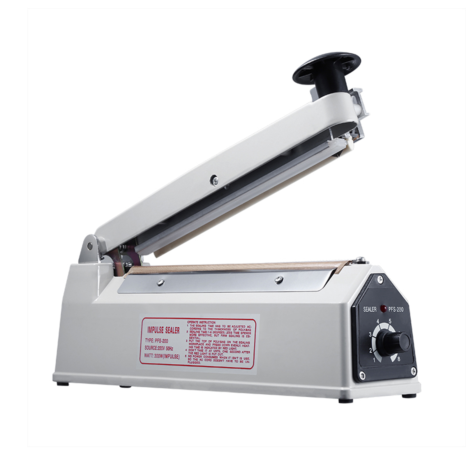 PFS-200C-5MM Termosaldatrici per alimenti Sigillante per sacchetti Sigillante per sacchetti Lavaggio a macchina Riempimento Sigillatura e confezione