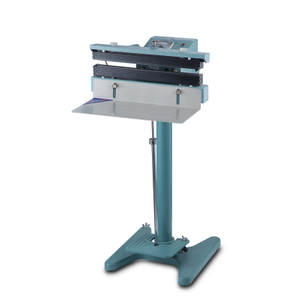 PFSDD-400 selador de saco pl&aacute;stico costura de ar quente impulso m&aacute;quina seladora de calor pedal aferidor passo m&aacute;quina seladora