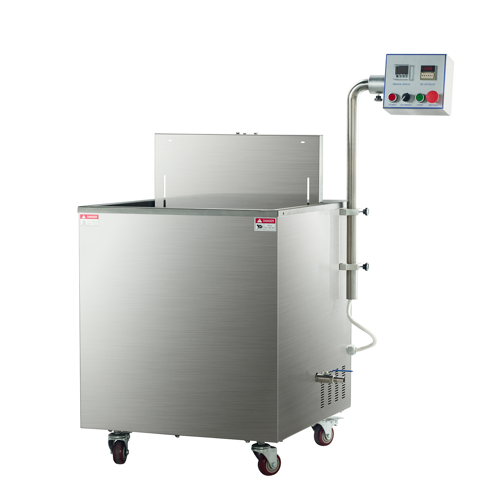 ST-6050 Hot Water Dip Tanks Semi-awtomatikong Heat Shrink Tunnel Heat Vacuum Wrapping Machine