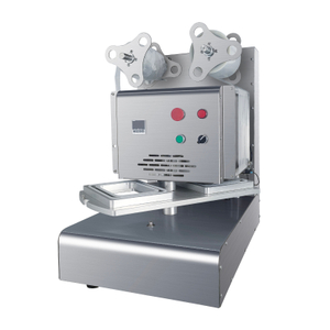 DF-370 상업용 수동 밀봉 기계 | 테이크 아웃 상자 연속 필름 포장지 | 델리 식품용 신선도 잠금 포장 장비